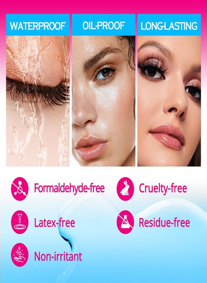 أريسون لاشز غراء تمديد الرموش بالأشعة فوق البنفسجية، يجف في ثانية واحدة، مقاوم للماء، رابط قوي لتمديد الرموش - غراء جل الرموش بالأشعة فوق البنفسجية للاستخدام الاحترافي فقط (أزرق - 5 مل) - Image 4